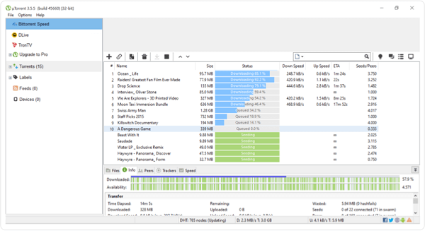 تحميل برنامج uTorrent Crack 3.6.0.47168 اخر اصدار مفعل مدى الحياة